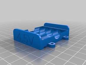 6v aaa holder electronics customized 3d print model - Mito3D