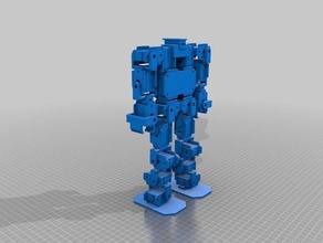 modular servo shell 30 - mark 3 robotics humanoid robot 3d print model - Mito3D