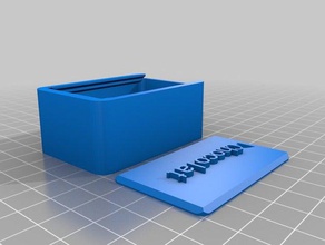 chocolat Container kundengebundene 3d print model - Mito3D