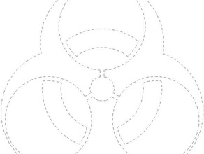 biohazard symbol other openscad 3d print model - Mito3D