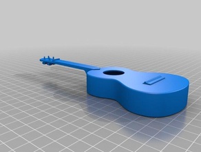 ukulele müzik alet 3d print model - Mito3D