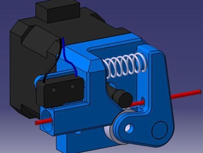 zim filamento unidade v3 sensor compatível cartucho de s-bay acionamento direto zeepro 3d print model - Mito3D