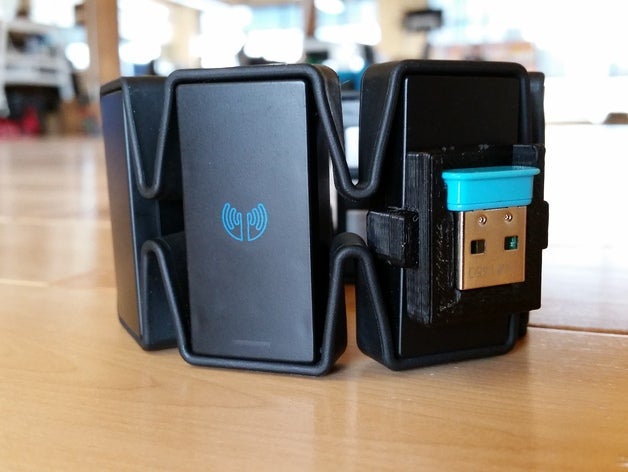 myo kol bandı bluetooth adaptör tutucu usb 3D print model - Mito3D