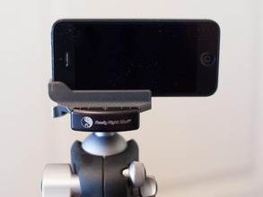 iphone 4 4s 5 arca-swiss style de la plaque caméra 3d print model - Mito3D