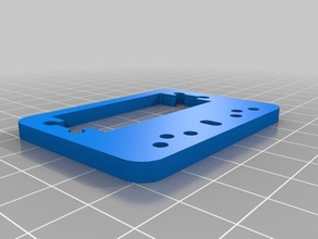 thick servo mount plate 3d printing 3d print model - Mito3D