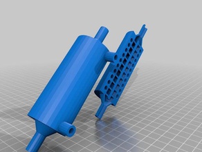 condenseur L'impression 3d cool le refroidissement de l'eau 3d print model - Mito3D