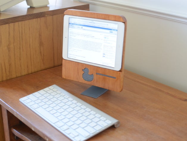 imac-mini - macintosh classic Hommage remix cnc und 3d-print Elektronik 3D print model - Mito3D