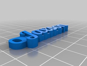 jaxson organizasyon özelleştirilmiş 3d print model - Mito3D