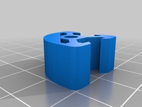 v slot round corner 3d printer parts extrusion 3d print model - Mito3D
