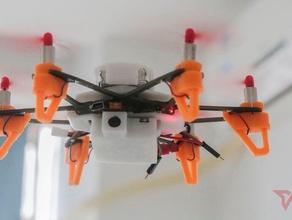 3d print mini selfie hexacopter modeling - elf vrdrone project model robots 3d print model - Mito3D