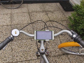 universal handlebar gadget mount sport outdoors bicycle 3d print model - Mito3D