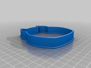 gufo cookie cutter food & drink 3d print model - Mito3D