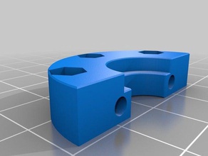 chinese e3d clone bracket rostock delta 3d printer extruders china hotend 3d print model - Mito3D