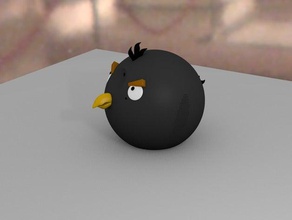 angry birds bird2 La impresión en 3d 3d print model - Mito3D