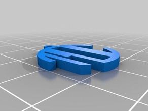 Inhaltsverzeichnis-Monogramm-Anhänger Schmuck kundengebundene 3d print model - Mito3D