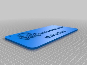carl's room signs & logos customized 3d print model - Mito3D