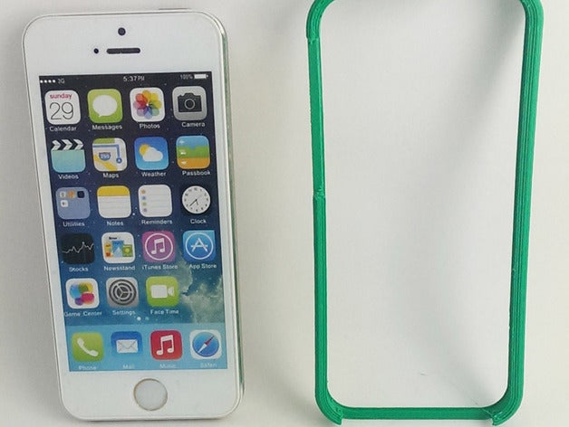 iphone 5s bumper Stampante 3d accessori 3D print model - Mito3D