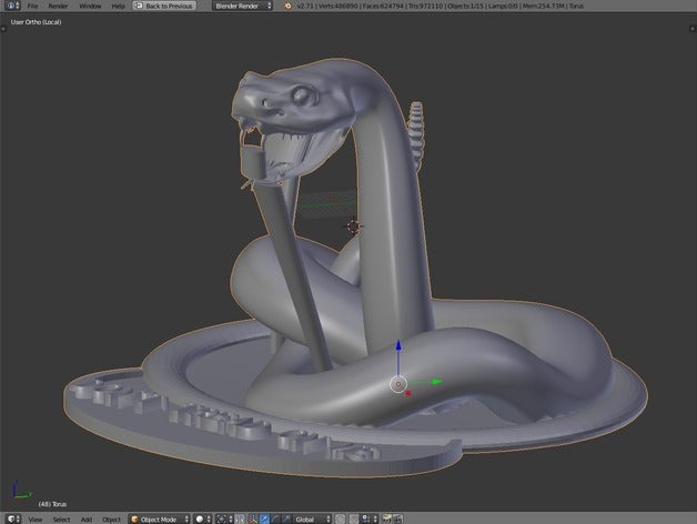 Klapperschlange unterstützt Skulpturen cobra dont tread von mir gadsden gatsden libertäre Freiheit rattlesnake Schlange 3D print model - Mito3D