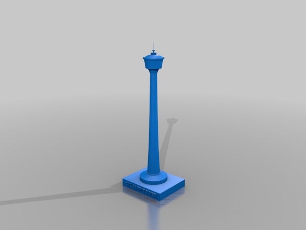 calgary tower fixiert Kanada 3D print model - Mito3D