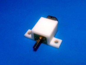 micro metal gearmotor suporte lite robótica o motor monte pololu 3d print model - Mito3D