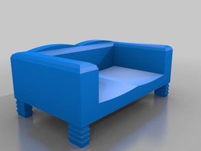 very simple couch other 3d print model - Mito3D