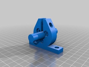 apoyo roulements 8x3x3 máquina herramientas personalizado 3d print model - Mito3D