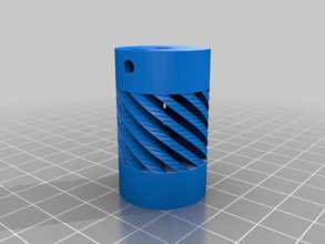 5 paramétrico de acoplamento flexível 3d a impressora partes personalizado 3d print model - Mito3D