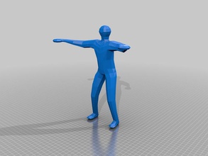 untitled people figurine man 3d print model - Mito3D