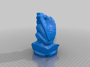 unfertige Wasserspeier Skulpturen 3d print model - Mito3D