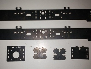 ncs y axis leadscrew upgrade kit 3d printer parts i3v lead screw leonardo p3steel prusa i3 steel y-axis mod 3d print model - Mito3D