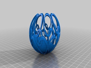 my customized artistic vase interactive 3d print model - Mito3D