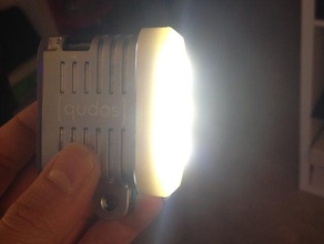 qudos knog light diffuser gopro camera logo 3d print model - Mito3D