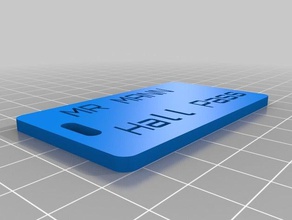 mann pasar organización personalizado 3d print model - Mito3D