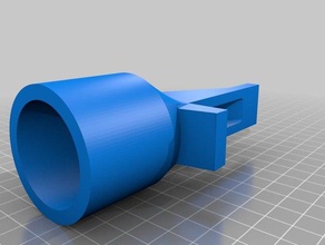 Staub-Kollektor-Anschluss Teile 3d print model - Mito3D