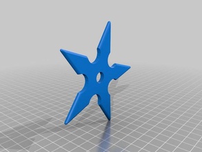 estrela ninja 3d impressão 3d print model - Mito3D