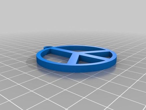 mi personalizados groovy signo de la paz signos y logotipos personalizado 3d print model - Mito3D