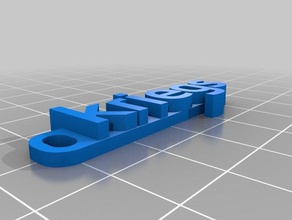 keychain - kriegs organization customized 3d print model - Mito3D