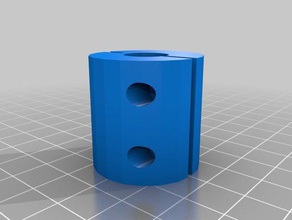 my customized axis coupler parts 3d print model - Mito3D