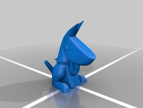 doggy animals blender dog 3d print model - Mito3D