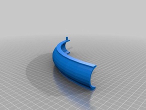 marble wall curved track toys & games fcps kilmer makerspace run 3d print model - Mito3D