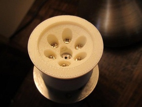 anpassbare spool-pololu-motor-hubs in der Robotik customizer hub motor openscad parametric pololu reel Spindel spool 3d print model - Mito3D