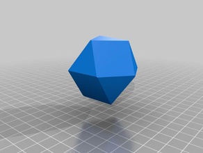 cuboctahedron 3d printing 3d print model - Mito3D