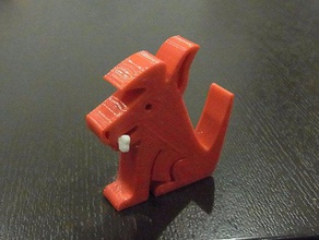 os de chien simple imprime tout le monde aime les chiens animaux animal décorative facile amusant compagnie jouet jouets 3d print model - Mito3D