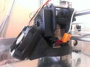 50mm 40mm cooling fan adapter 3d printer accessories 3d print model - Mito3D