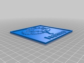 my customized home 2d art 3d print model - Mito3D
