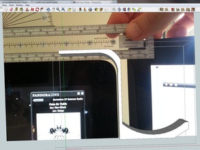 imac soporte para auriculares equipo de gancho printwhatiwant printwhatiwantcom thunderbolt display 3d print model - Mito3D