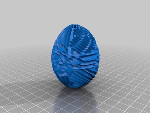 my customized customizer easter egg maker 2015 art tools 3d print model - Mito3D