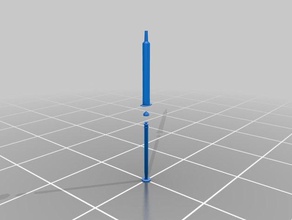thin syringe hand tools customized 3d print model - Mito3D