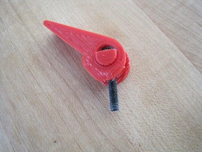 quick release lever 4mm bolt other alibre extruder fastening mechanism greg jstkatz useful wade 3d print model - Mito3D