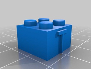 lego-block-t Bau-Spielzeug kundengebundene 3d print model - Mito3D